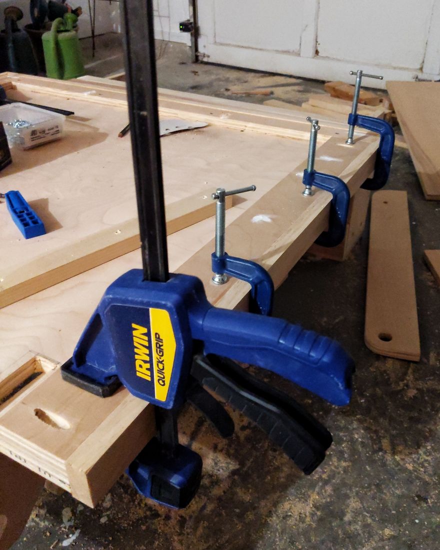 I Made An Adjustable Art Desk With A Wall Mount