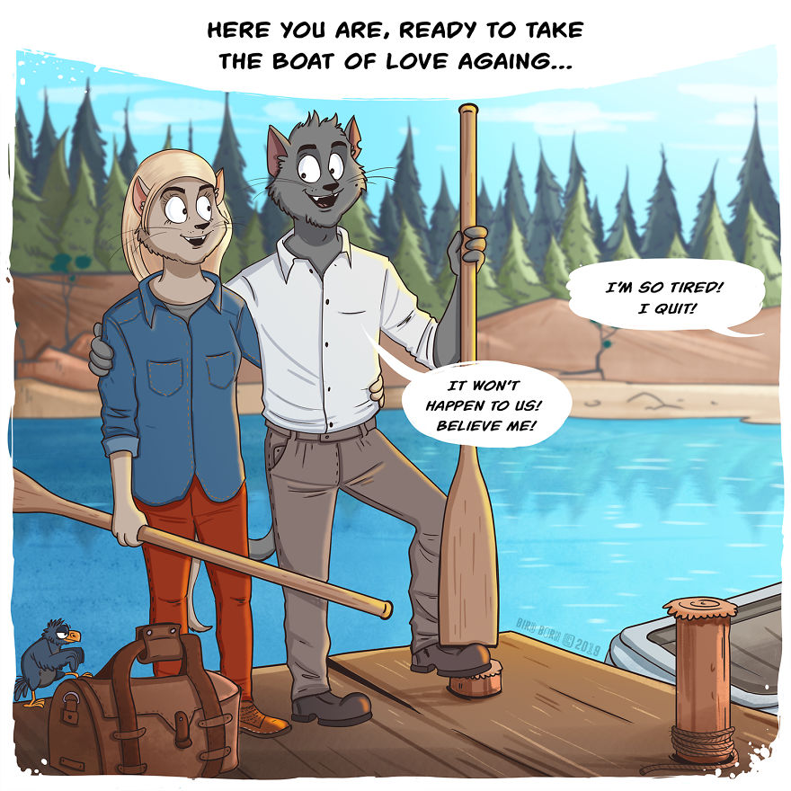 My Comic Story About Cats Depicts What Every Romantic Relationship Deals With My Comic Story About Cats Depicts What Every Romantic Relationship Deals With