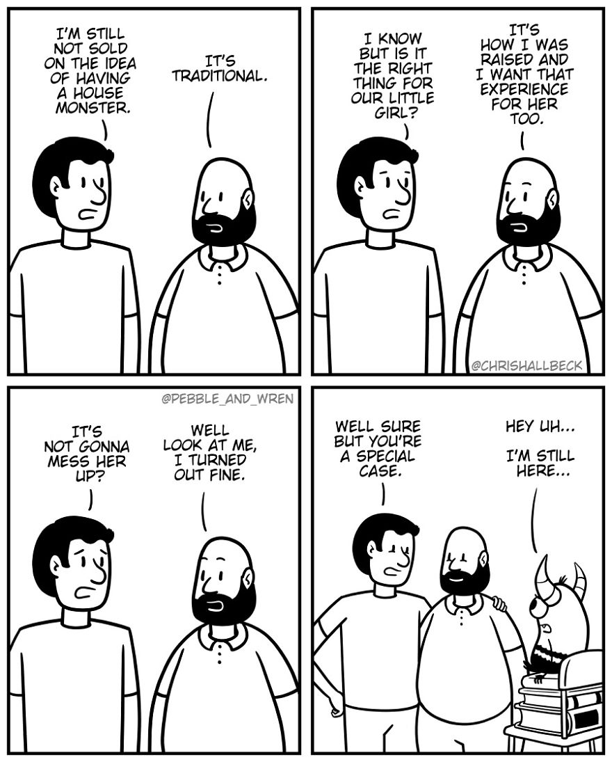 I Drew A Story Of A Little Monster Who Just Started Living Under A Girl's Bed After Parents Kicked Them Out (23 Comics) I Drew A Story Of A Little Monster Who Just Started Living Under A Girl's Bed After Parents Kicked Them Out (23 Comics)