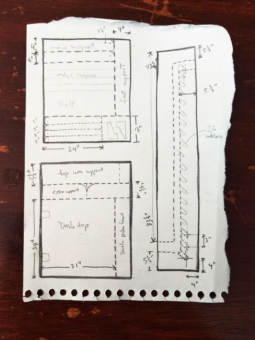 I Made An Adjustable Art Desk With A Wall Mount