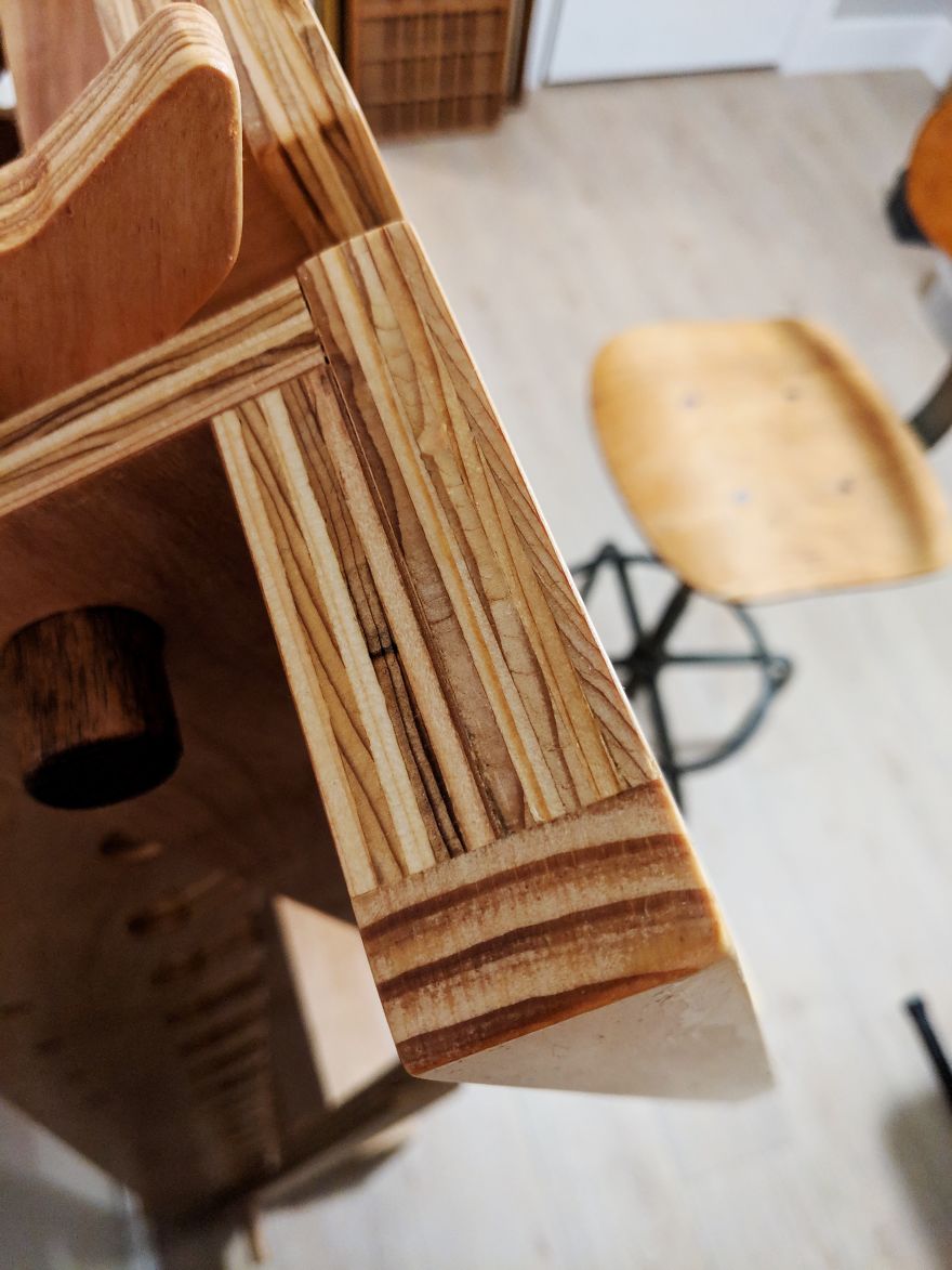 I Made An Adjustable Art Desk With A Wall Mount