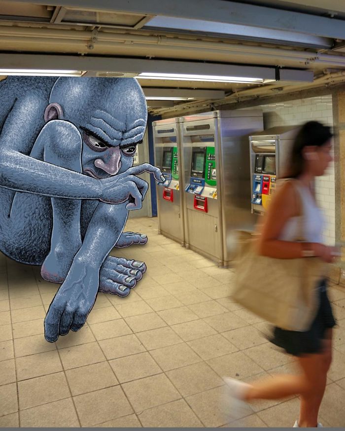 Monsters On The New York Subway In Ben Rubin’s Imagination