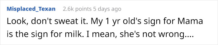 'She’s Calling You ‘Dumb’ And Telling You She Wants To Drink Alcohol': Mom Hilariously Fails At Teaching Her Baby Sign Language 'She’s Calling You ‘Dumb’ And Telling You She Wants To Drink Alcohol': Mom Hilariously Fails At Teaching Her Baby Sign Language