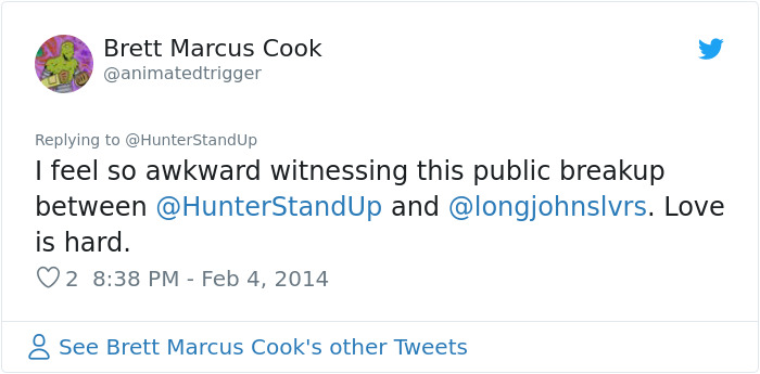 People Love This Hilarious Lover's Quarrel Between A Stand-Up Comedian And A Fast Food Chain