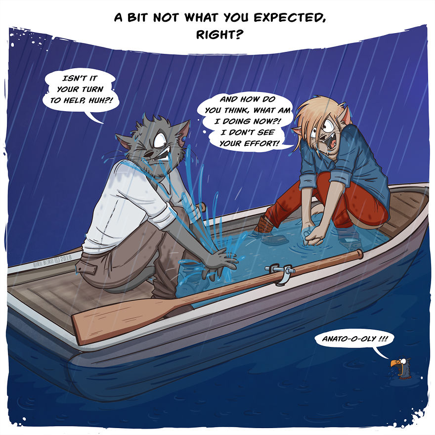 My Comic Story About Cats Depicts What Every Romantic Relationship Deals With My Comic Story About Cats Depicts What Every Romantic Relationship Deals With