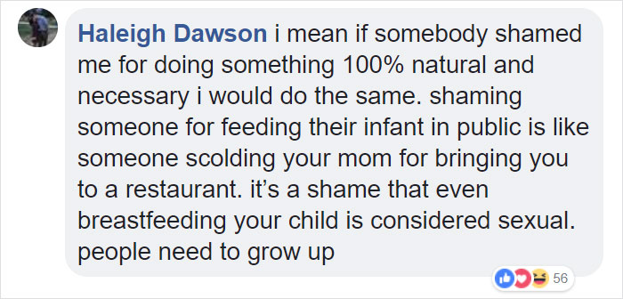 Woman Complains This Mom's Breastfeeding Is 'Distracting' Her Husband So She Squirts Her Boob At Her