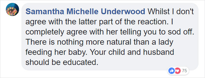Woman Complains This Mom's Breastfeeding Is 'Distracting' Her Husband So She Squirts Her Boob At Her