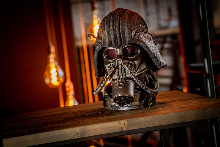 My Husband Creates Amazing Steampunk Sculptures Of Pop Culture Characters From Recycled Materials My Husband Creates Amazing Steampunk Sculptures Of Pop Culture Characters From Recycled Materials