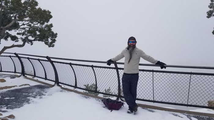 Took My Buddy To The Grand Canyon For The First Time Today. Spectacular Views All Around