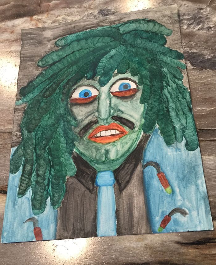 I Also Painted My Girlfriend In Watercolor