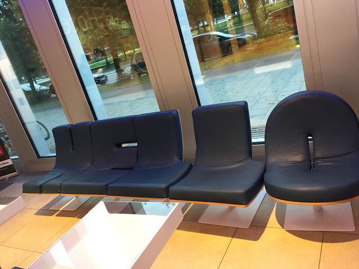 These Chairs At My Hotel In Munich Spell Out “Hello”