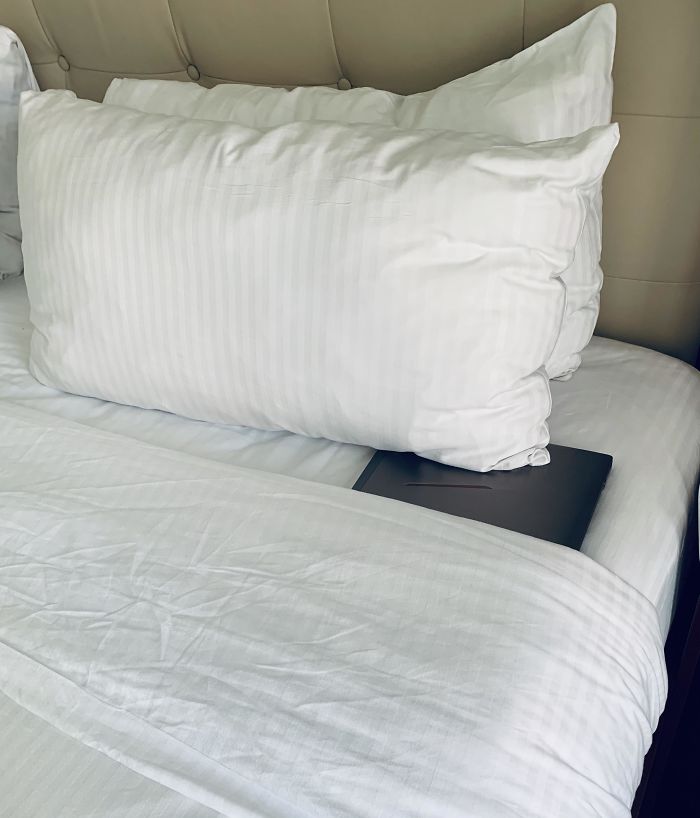 Housekeeping Tucked My Laptop In When They Made The Bed