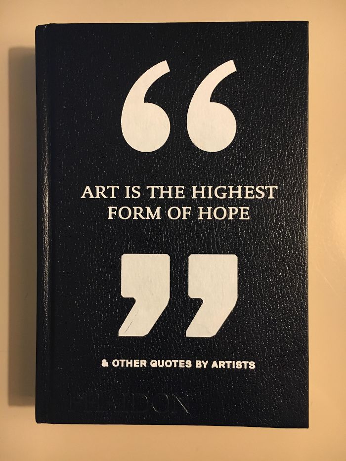 Instead Of A Bible, My Hotel Room Has This Book Of Quotes