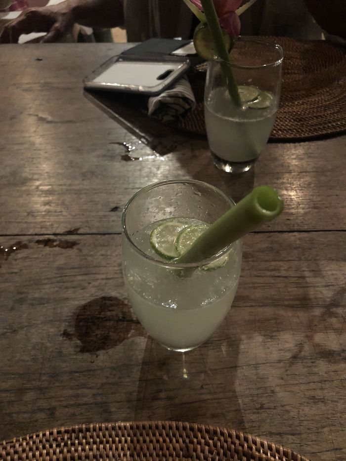 This Hotel Uses Papaya Stalks As Straws