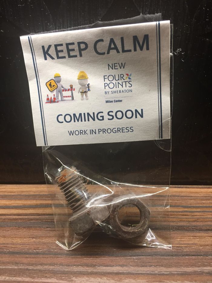 Received Chocolate From Hotel For Inconvenience Caused By Construction