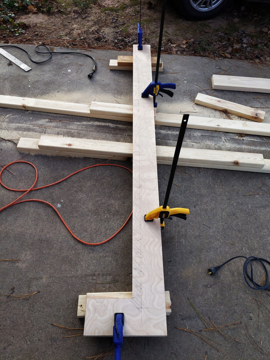 I Made An Adjustable Art Desk With A Wall Mount