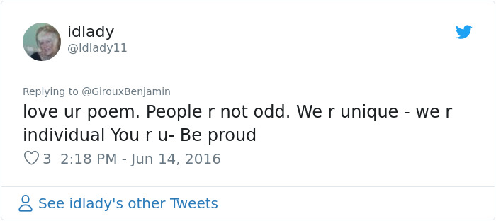 Autistic Boy Writes Moving Poem About How Odd He Is For A School Assignment, Leaves Teacher In Tears Autistic Boy Writes Moving Poem About How Odd He Is For A School Assignment, Leaves Teacher In Tears