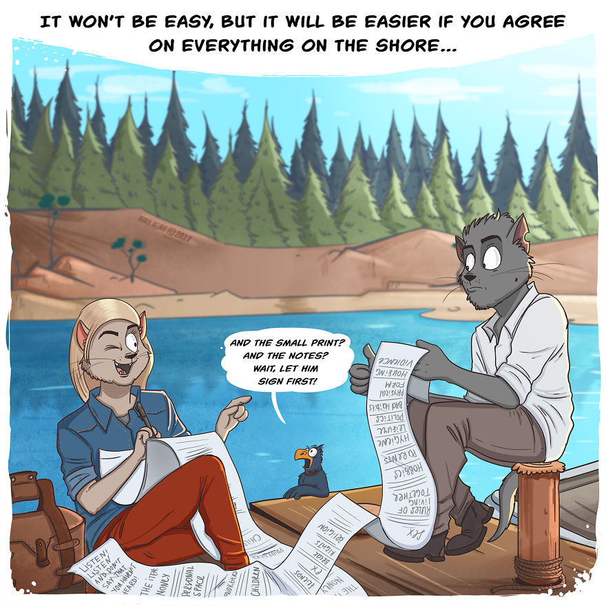 My Comic Story About Cats Depicts What Every Romantic Relationship Deals With