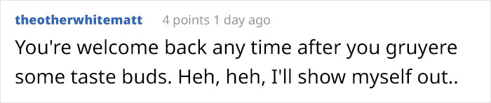 Entitled Customer Leaves A One-Star Yelp Review Over Omelet, Gets Exposed By The Chef That Cooked It