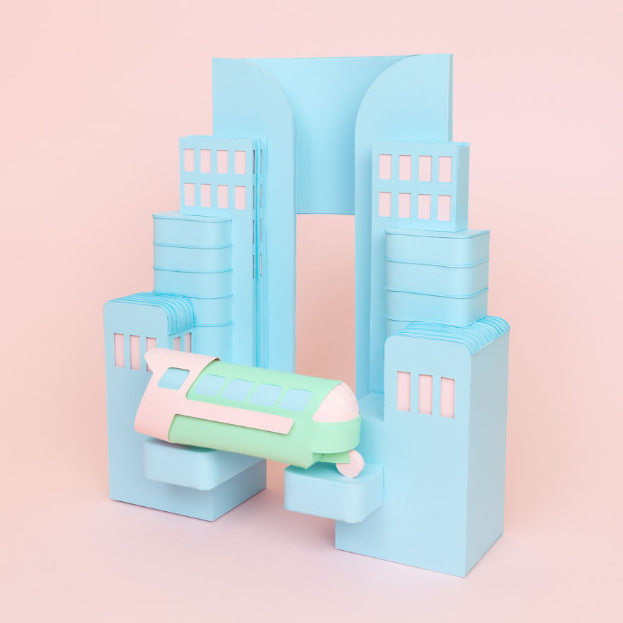 26 Artists Were Challenged To Create The Whole Alphabet, One Unique Paper Letter Each