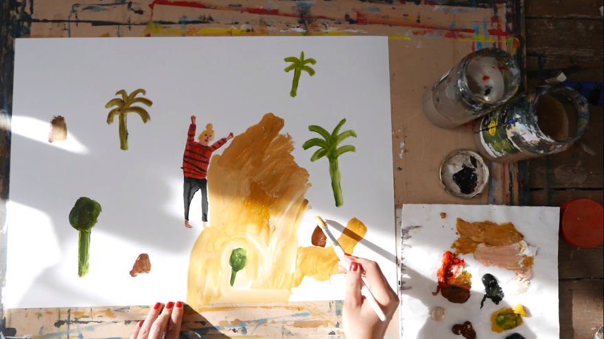 Cannibals And Fight Scenes - The Artwork Of Faye Moorhouse