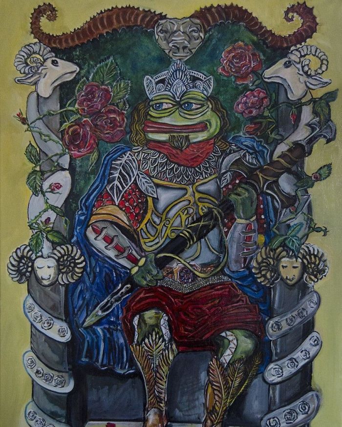 Pepe The Emperor - Taro Card