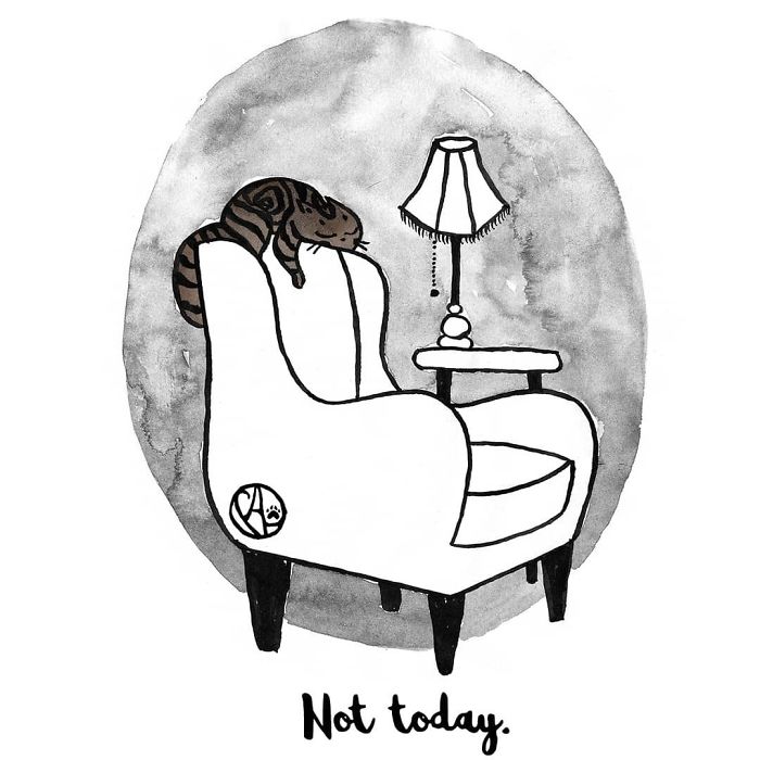 My Girlfriend Keeps Painting Our Life With 3 Cats And A Dog And I Can't Get Enough Of It!