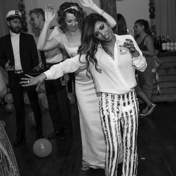 Couple Has An "Unusual" Wedding Where Guests Get To Wear Their Old Bridal Dresses Again