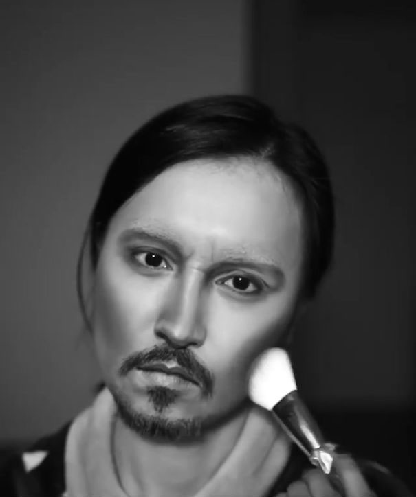 Chinese Make-Up Artist With An Audience Of 360k Followers On Instagram Turns Herself Into Johnny Depp Chinese Make-Up Artist With An Audience Of 360k Followers On Instagram Turns Herself Into Johnny Depp