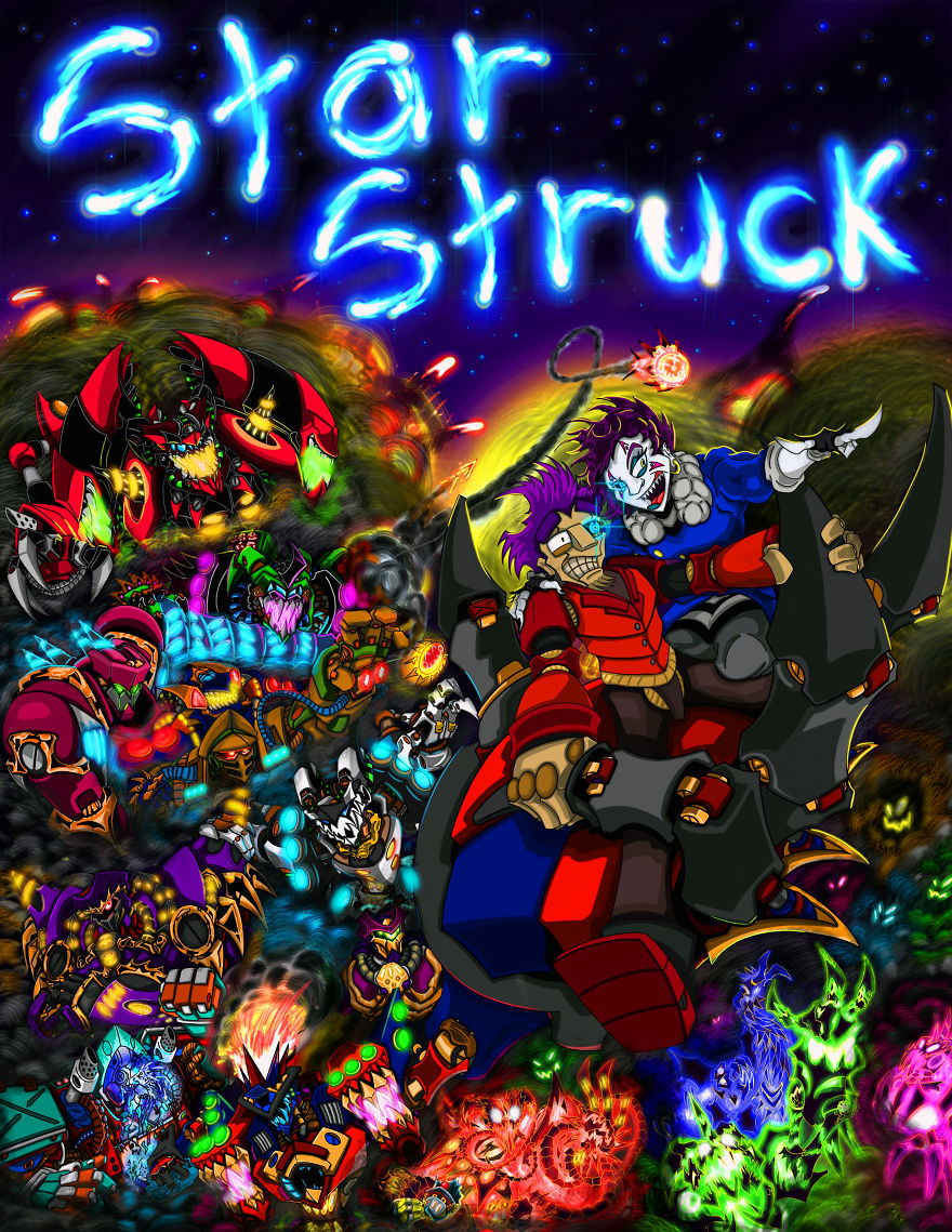 I Always Loved Cartoons, Giant Robots And Grand, Epic Adventure Stories, So Here's The Start Of My Attempt At Smashing Them All Together In A Bit Of Colorful Chaos