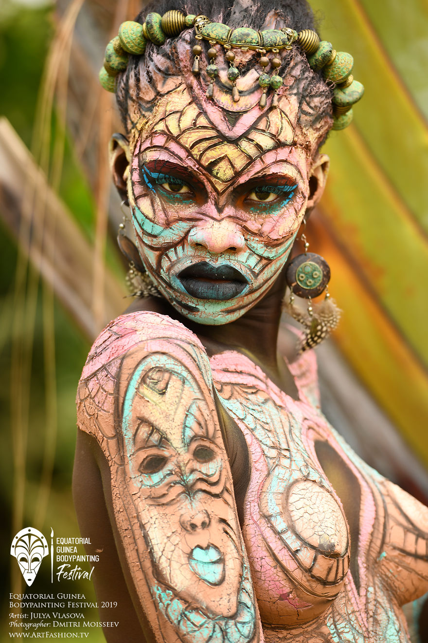 First Equatorial Guinea Bodypainting Festival Amazes The World With Spectacular Living Artworks First Equatorial Guinea Bodypainting Festival Amazes The World With Spectacular Living Artworks