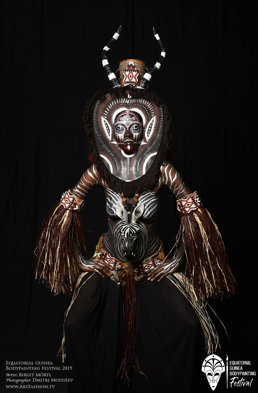 First Equatorial Guinea Bodypainting Festival Amazes The World With Spectacular Living Artworks First Equatorial Guinea Bodypainting Festival Amazes The World With Spectacular Living Artworks
