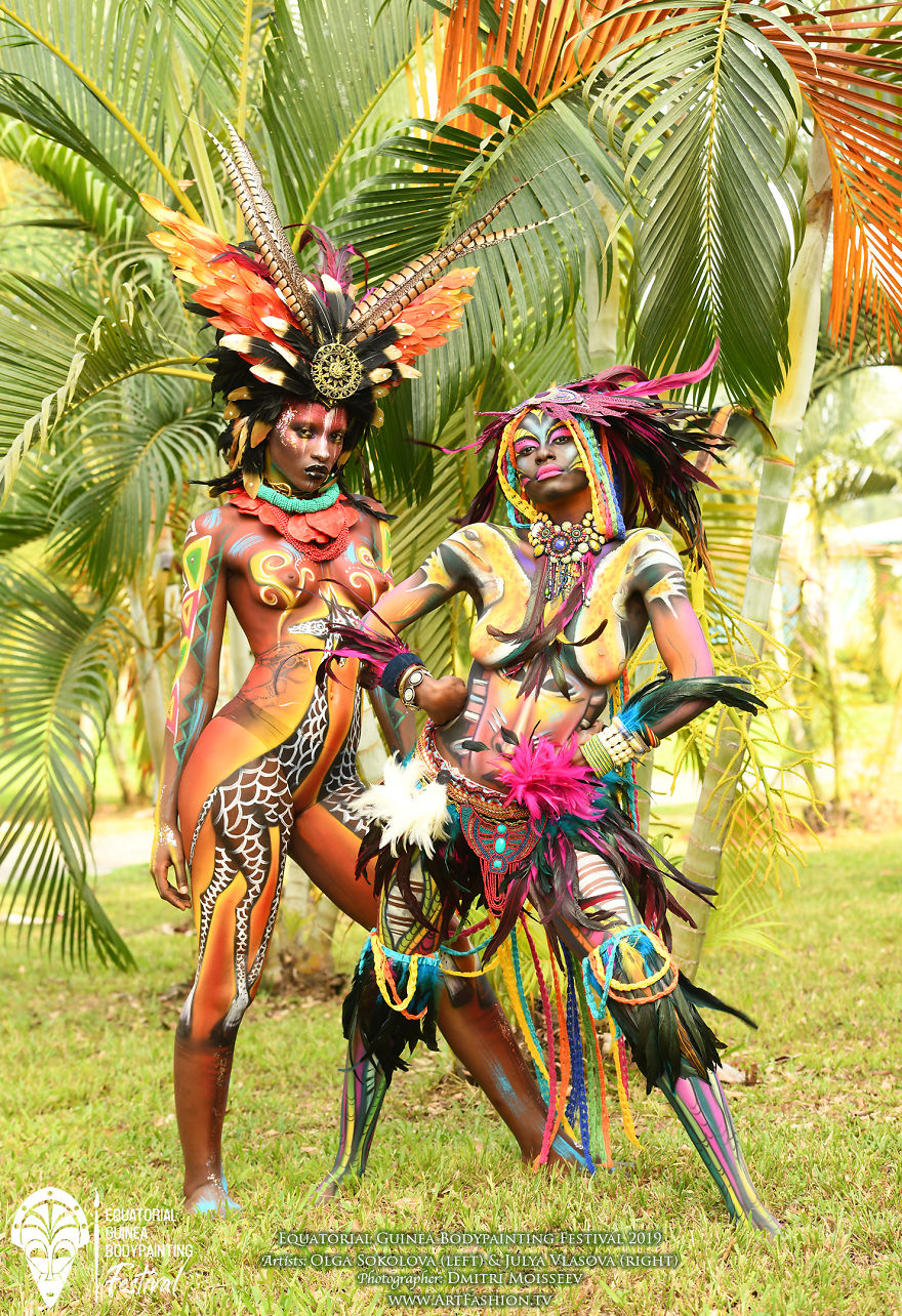 First Equatorial Guinea Bodypainting Festival Amazes The World With Spectacular Living Artworks First Equatorial Guinea Bodypainting Festival Amazes The World With Spectacular Living Artworks