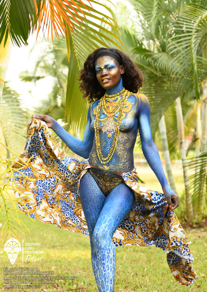 First Equatorial Guinea Bodypainting Festival Amazes The World With Spectacular Living Artworks First Equatorial Guinea Bodypainting Festival Amazes The World With Spectacular Living Artworks