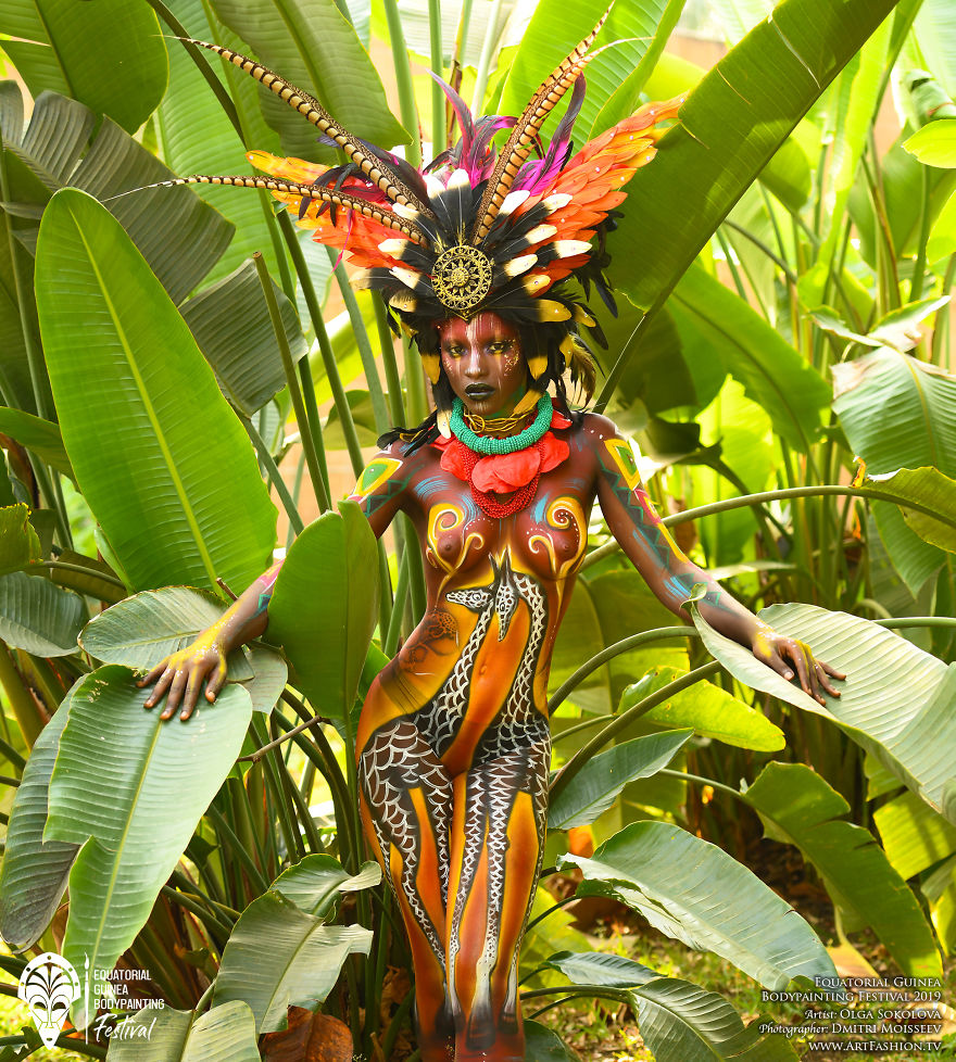 First Equatorial Guinea Bodypainting Festival Amazes The World With Spectacular Living Artworks