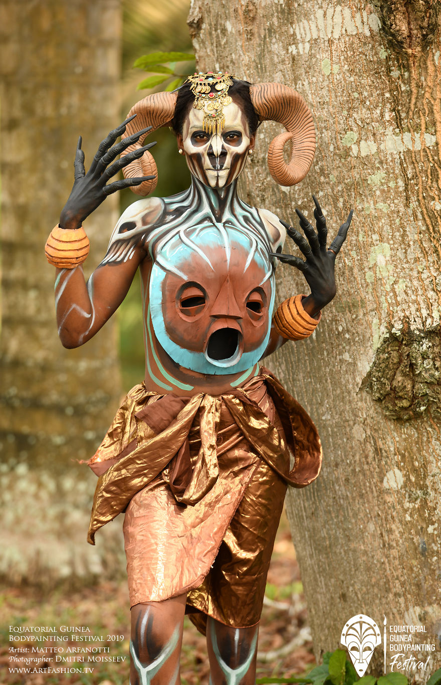 First Equatorial Guinea Bodypainting Festival Amazes The World With Spectacular Living Artworks First Equatorial Guinea Bodypainting Festival Amazes The World With Spectacular Living Artworks