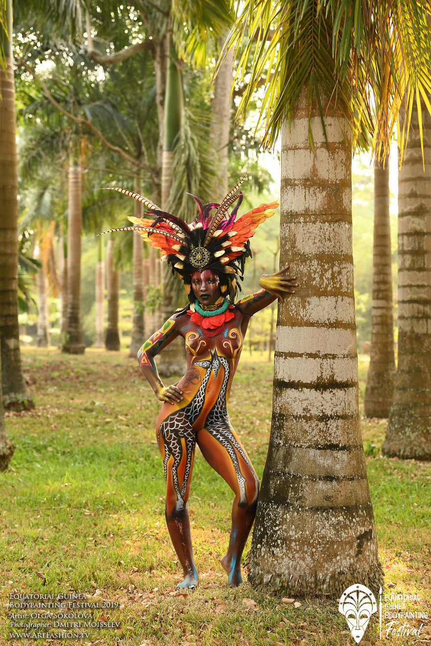 First Equatorial Guinea Bodypainting Festival Amazes The World With Spectacular Living Artworks First Equatorial Guinea Bodypainting Festival Amazes The World With Spectacular Living Artworks