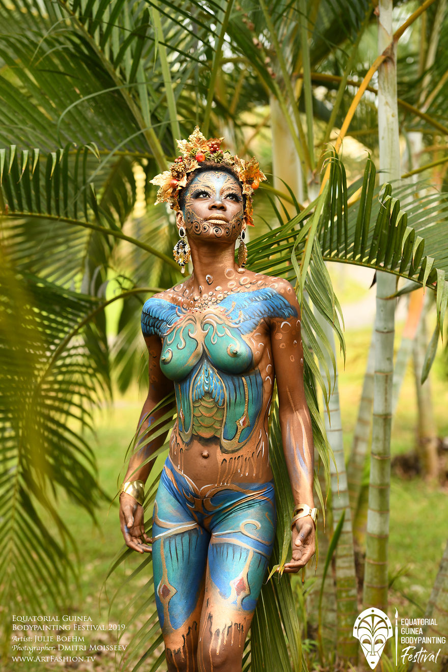 First Equatorial Guinea Bodypainting Festival Amazes The World With Spectacular Living Artworks First Equatorial Guinea Bodypainting Festival Amazes The World With Spectacular Living Artworks