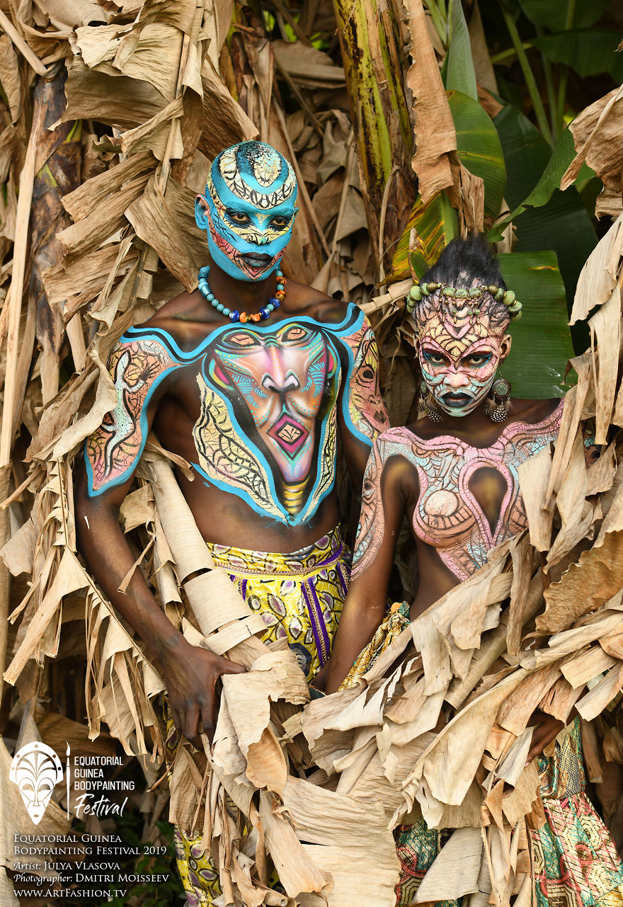 First Equatorial Guinea Bodypainting Festival Amazes The World With Spectacular Living Artworks First Equatorial Guinea Bodypainting Festival Amazes The World With Spectacular Living Artworks