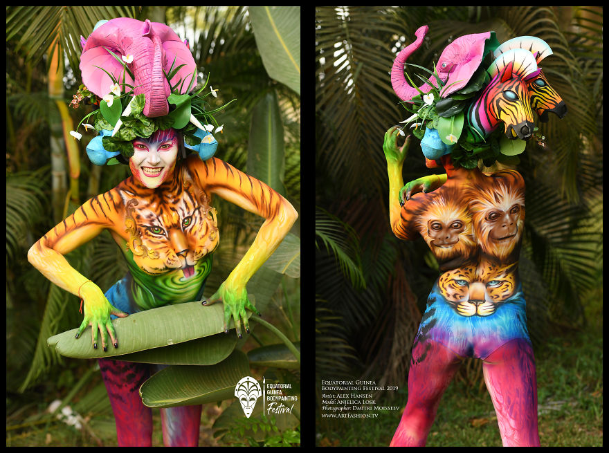 First Equatorial Guinea Bodypainting Festival Amazes The World With Spectacular Living Artworks First Equatorial Guinea Bodypainting Festival Amazes The World With Spectacular Living Artworks