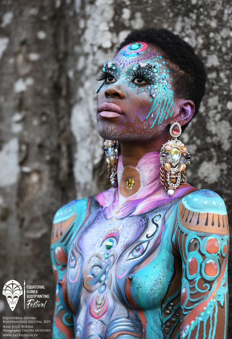 First Equatorial Guinea Bodypainting Festival Amazes The World With Spectacular Living Artworks