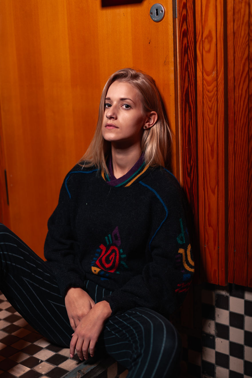 Photo Session In An Empty Auditorium Of The Uwr’s Chemistry Dept