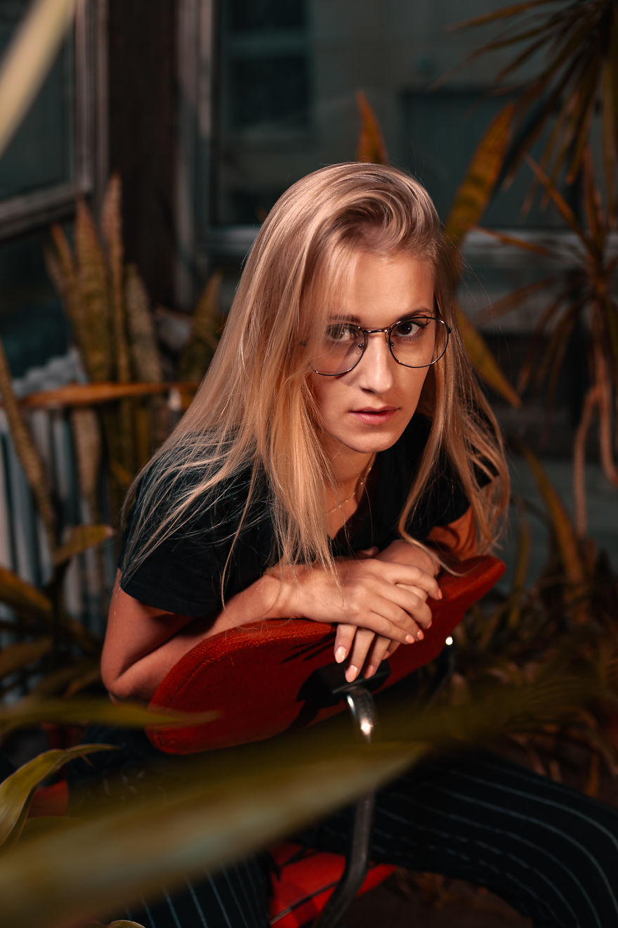 Photo Session In An Empty Auditorium Of The Uwr’s Chemistry Dept