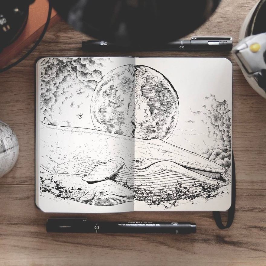 Hidden Drawings By Joseph Catimbang