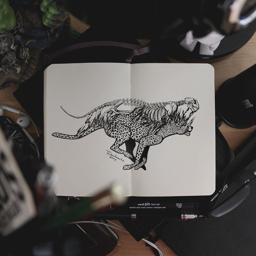 Hidden Drawings By Joseph Catimbang