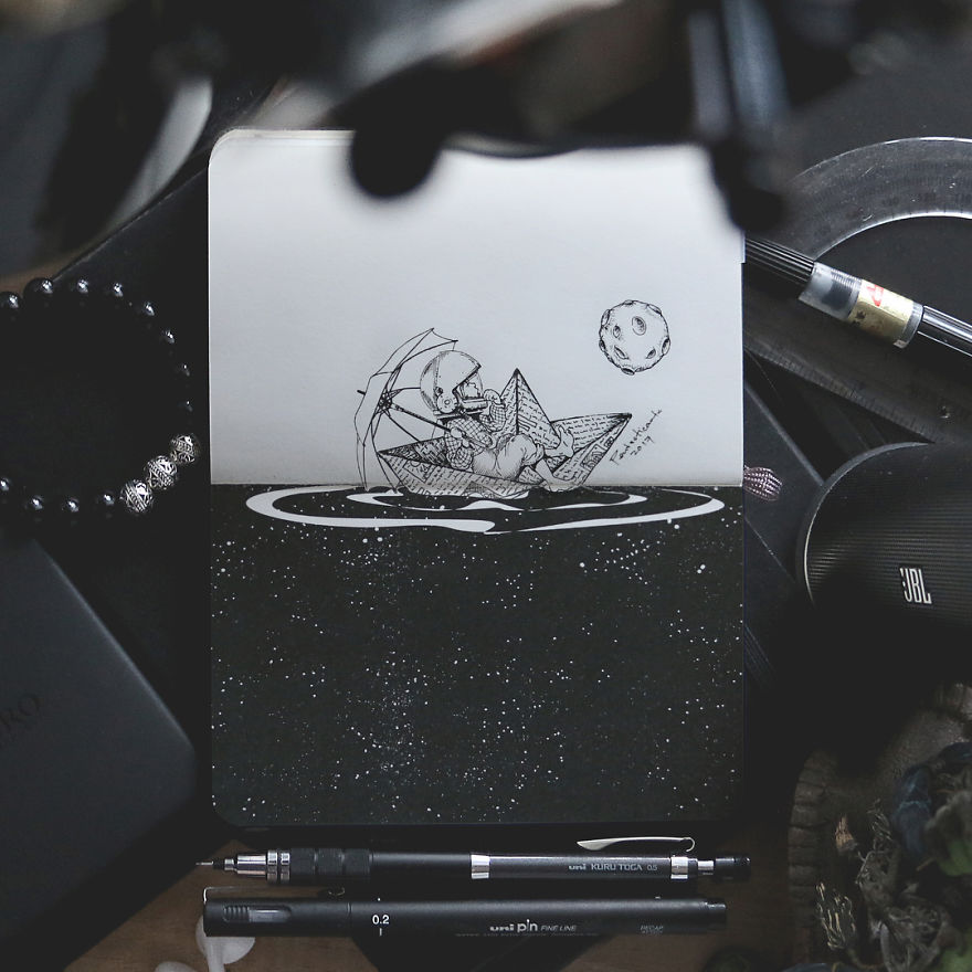 Hidden Drawings By Joseph Catimbang