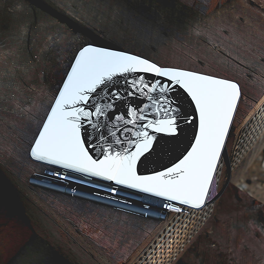 Hidden Drawings By Joseph Catimbang