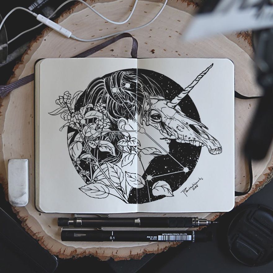 Hidden Drawings By Joseph Catimbang