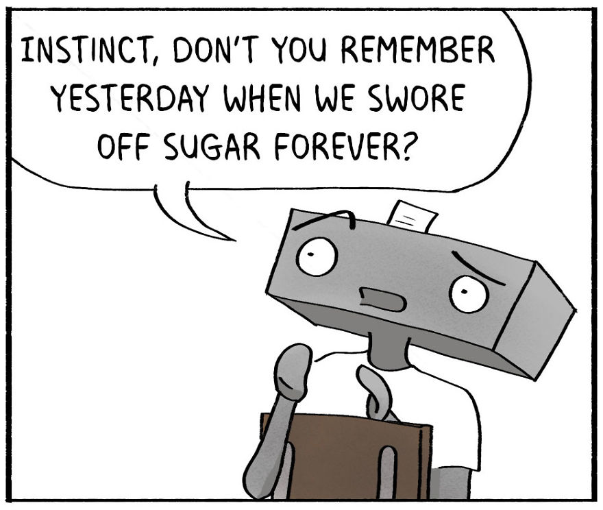 I Made A Funny Comic That Shows Why We Fail Our Diets I Made A Funny Comic That Shows Why We Fail Our Diets