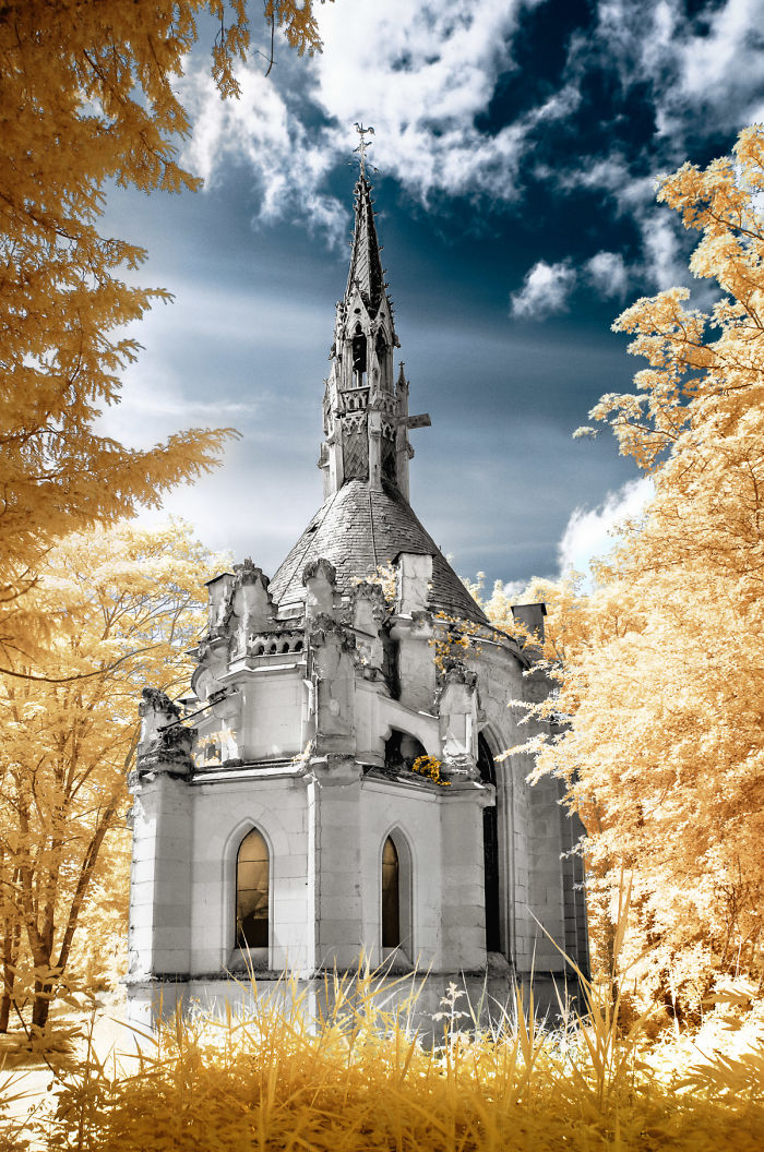 I Made A Lens Filter To Recreate The Kodak Aerochrome Filmic Look With A Modified Digital Camera.